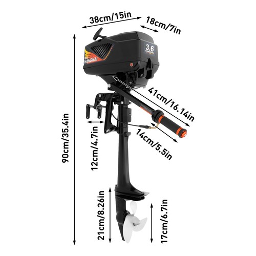 Takt 6ps benzinmotor - 3.6ps,